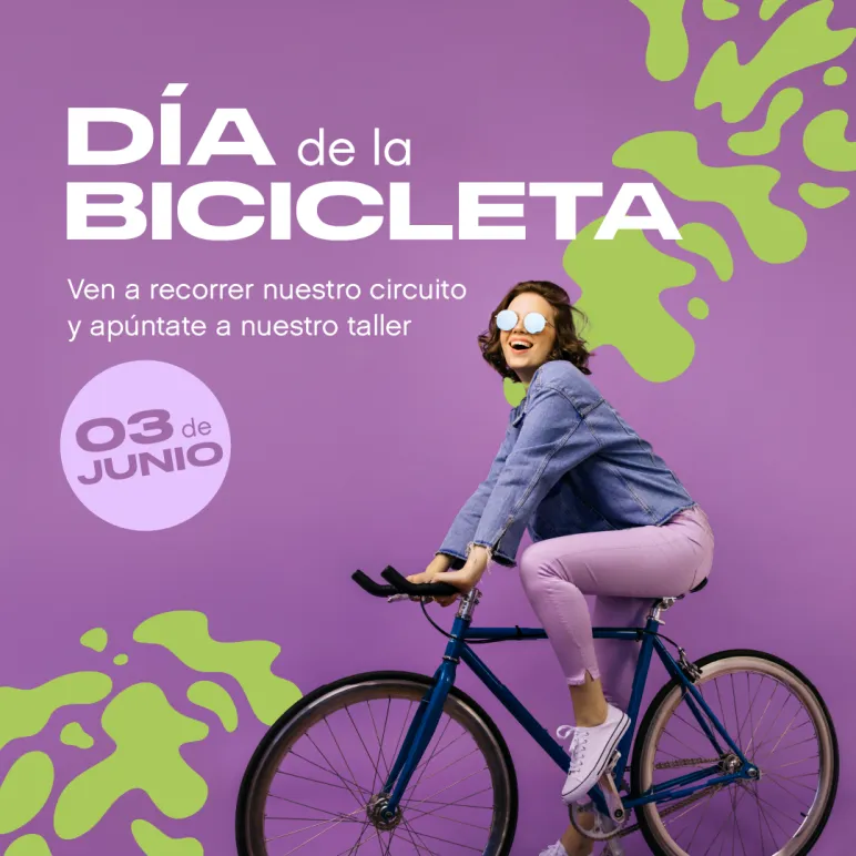 chica montada en bicicleta