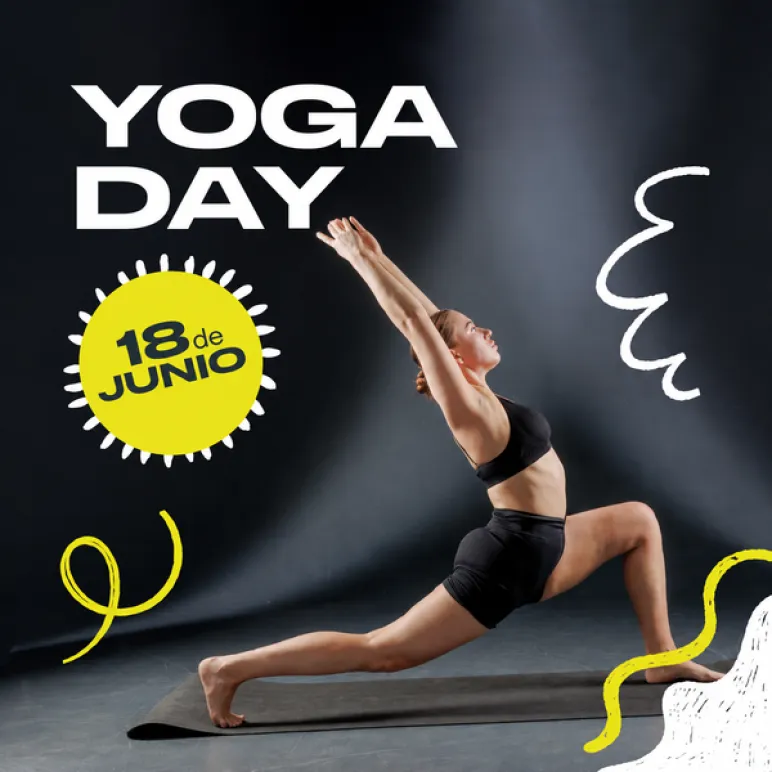 chica haciendo yoga