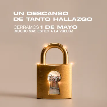 candado con Fashion Outlet dentro